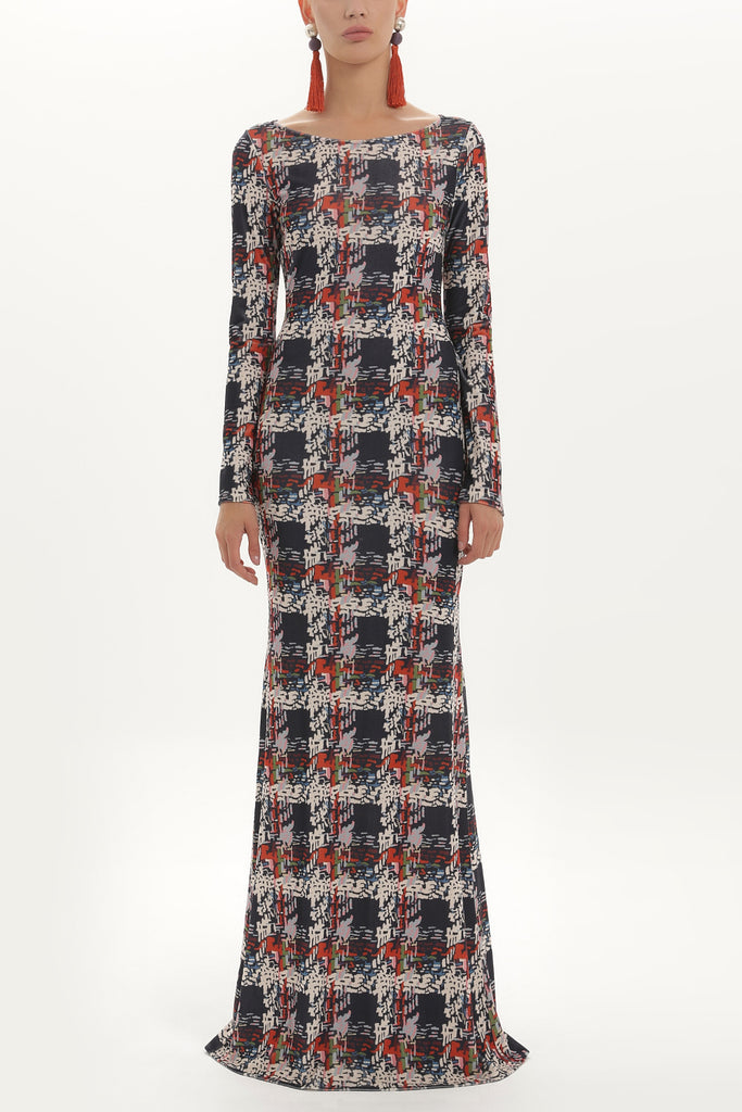Patterned Patterned maxi dress 92139