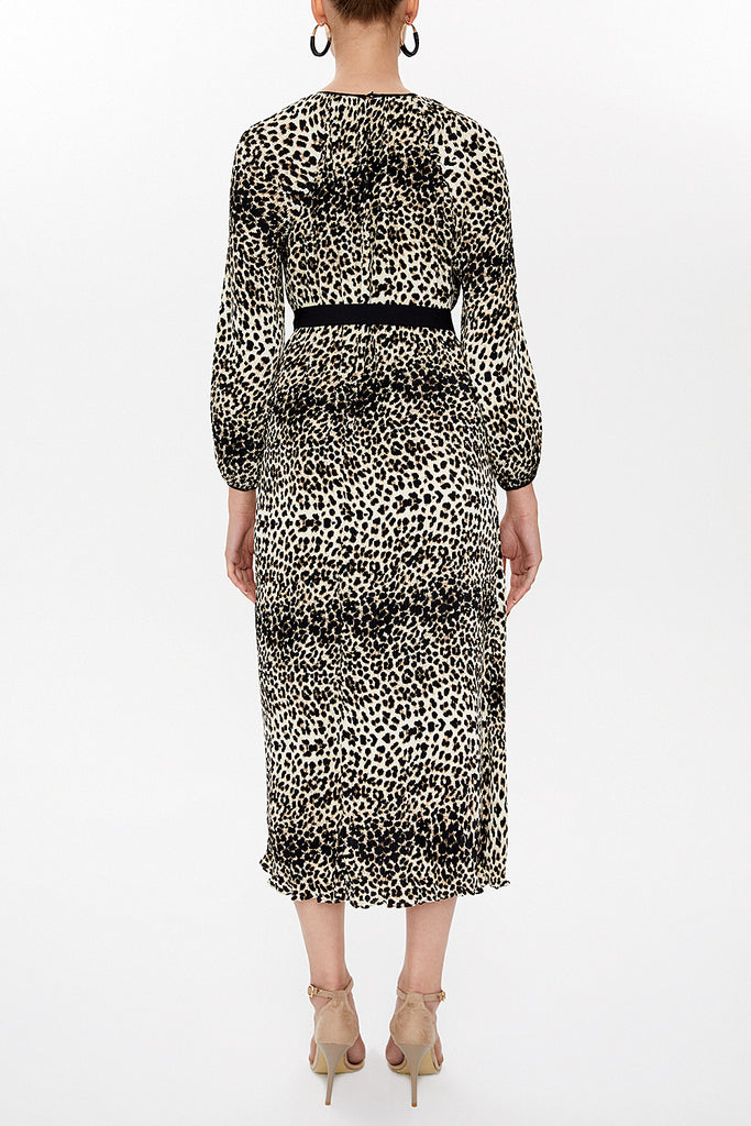 Pars Pleated midi dress 92914