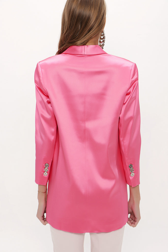 Fuchsia Wide cut jacket 61081