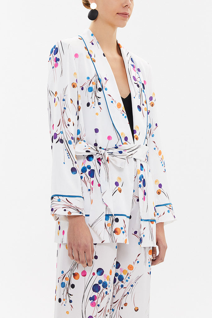 Pink Belted blazer 61119