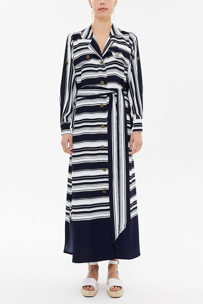 Black Pocket maxi dress 92979