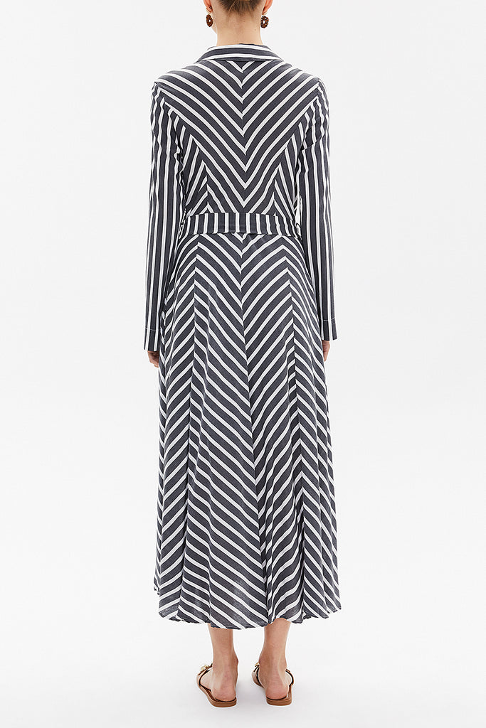 Black Crushed midi dress 92789