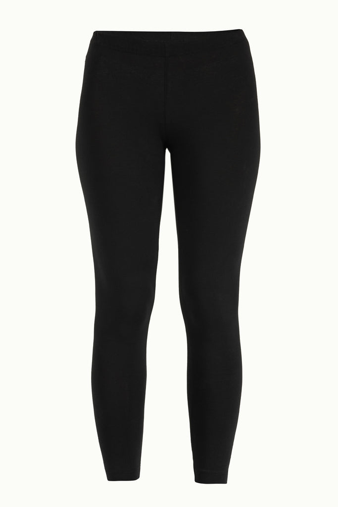 Black Woven  leggings 41164