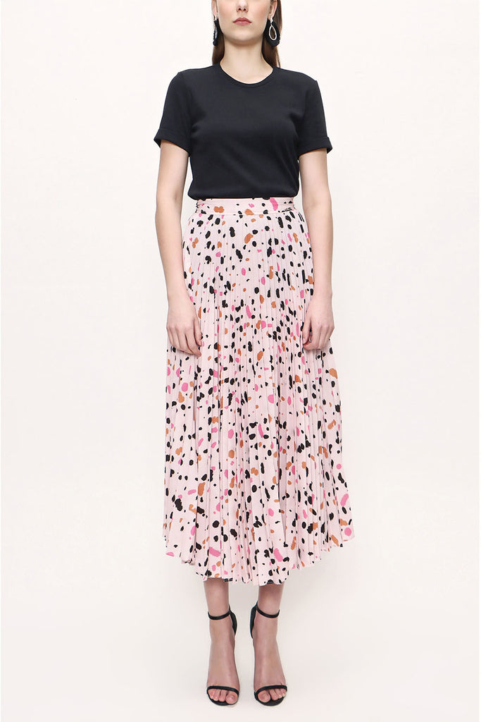 Patterned Pleated skirt 81194