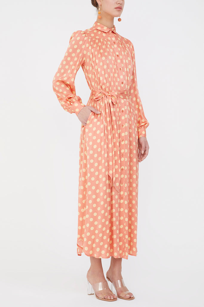 Balon Kol Midi Elbise 92985