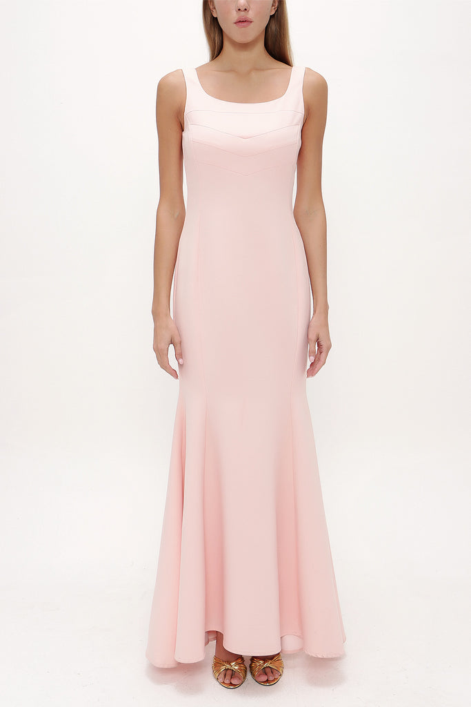 Pink Strappy maxi dress 91840