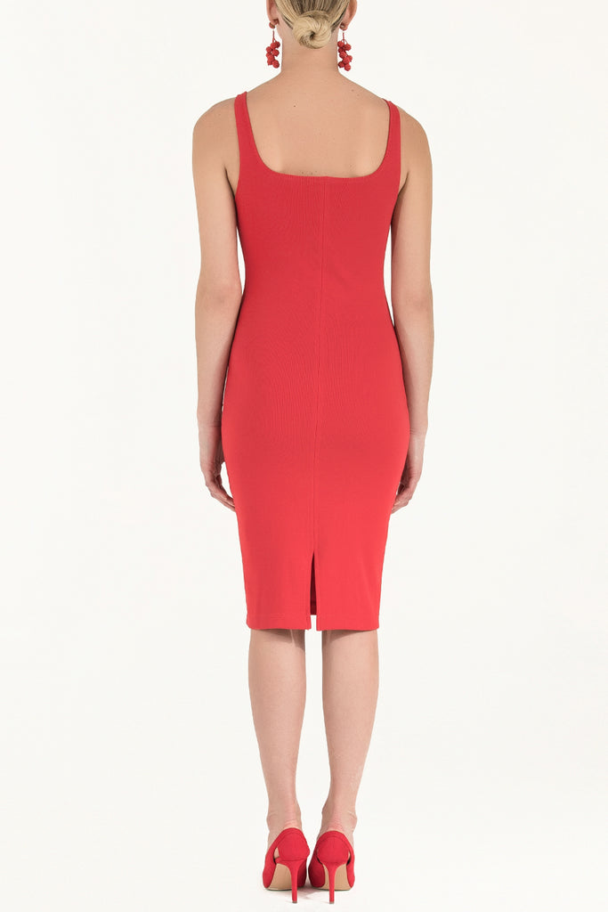 Askılı Dar Kesim Mini Örme Elbise 91967