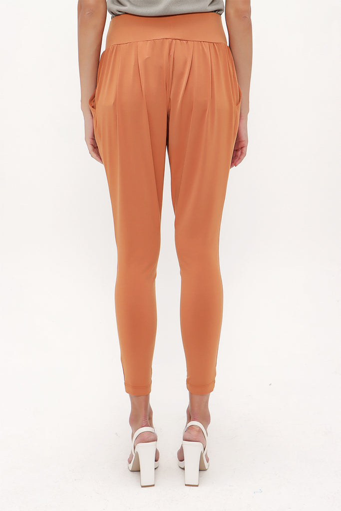 Orange Wide cut pants 40682